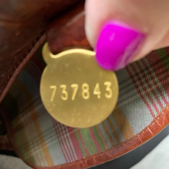 Vintage Mulberry croco embossed bag - Picture 8 of 9